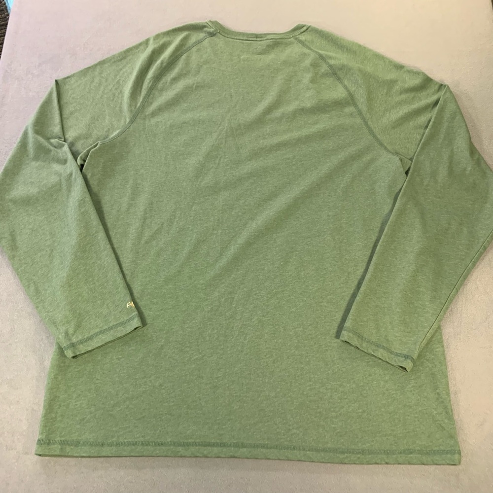 Carhartt Men’s Long Sleeve Relaxed Fit Sz Large Light Green Shirt - Picture 2 of 5
